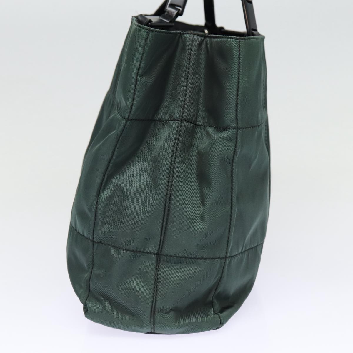 Luxury Prada Shoulder Bag Nylon Green Silver bs17753