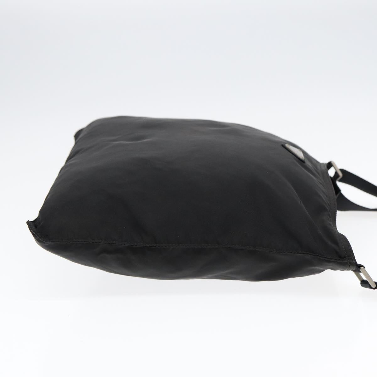 Luxury Prada Shoulder Bag Nylon Black Silver bs17788