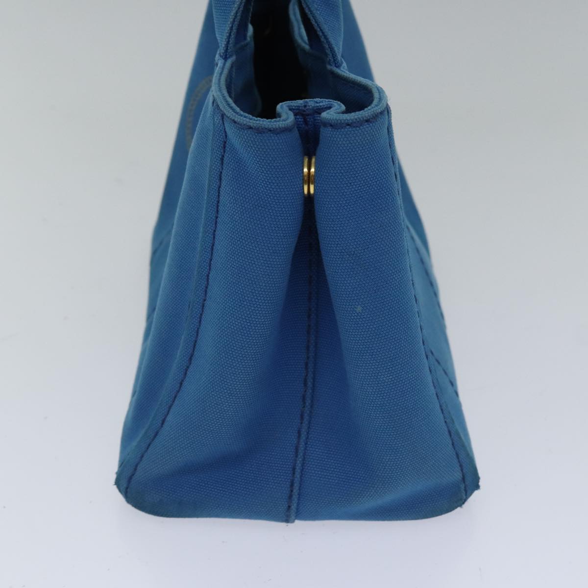 Luxury Prada Canapa PM Hand Bag Canvas Blue bs17794