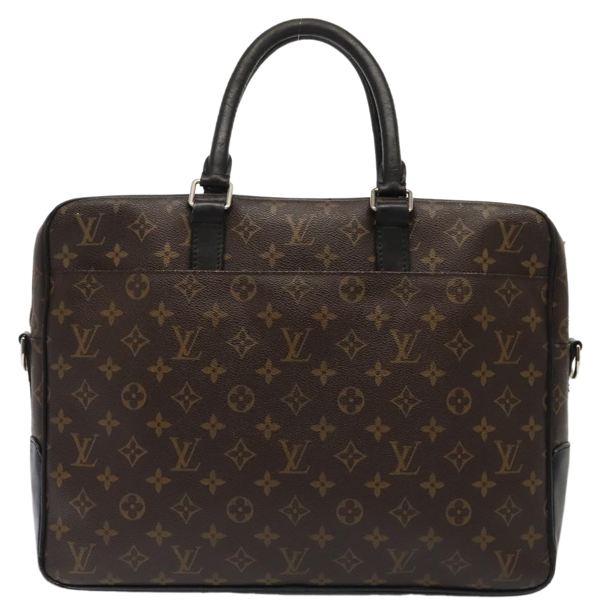 LOUIS VUITTON Monogram Macassar Soft briefcase Bag 2way M56719 LV bs17853