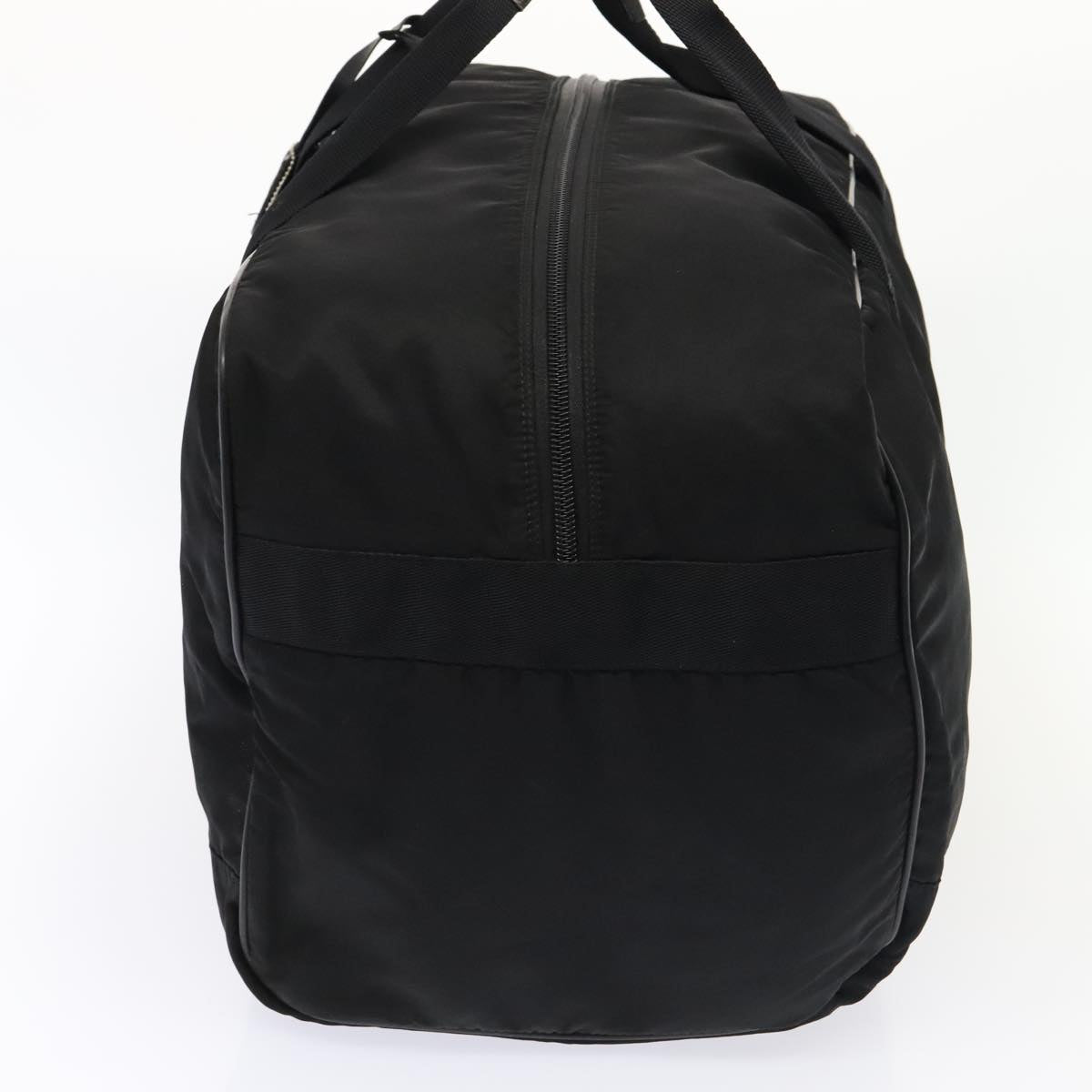 Luxury Prada Boston Bag Nylon Black Silver bs17884