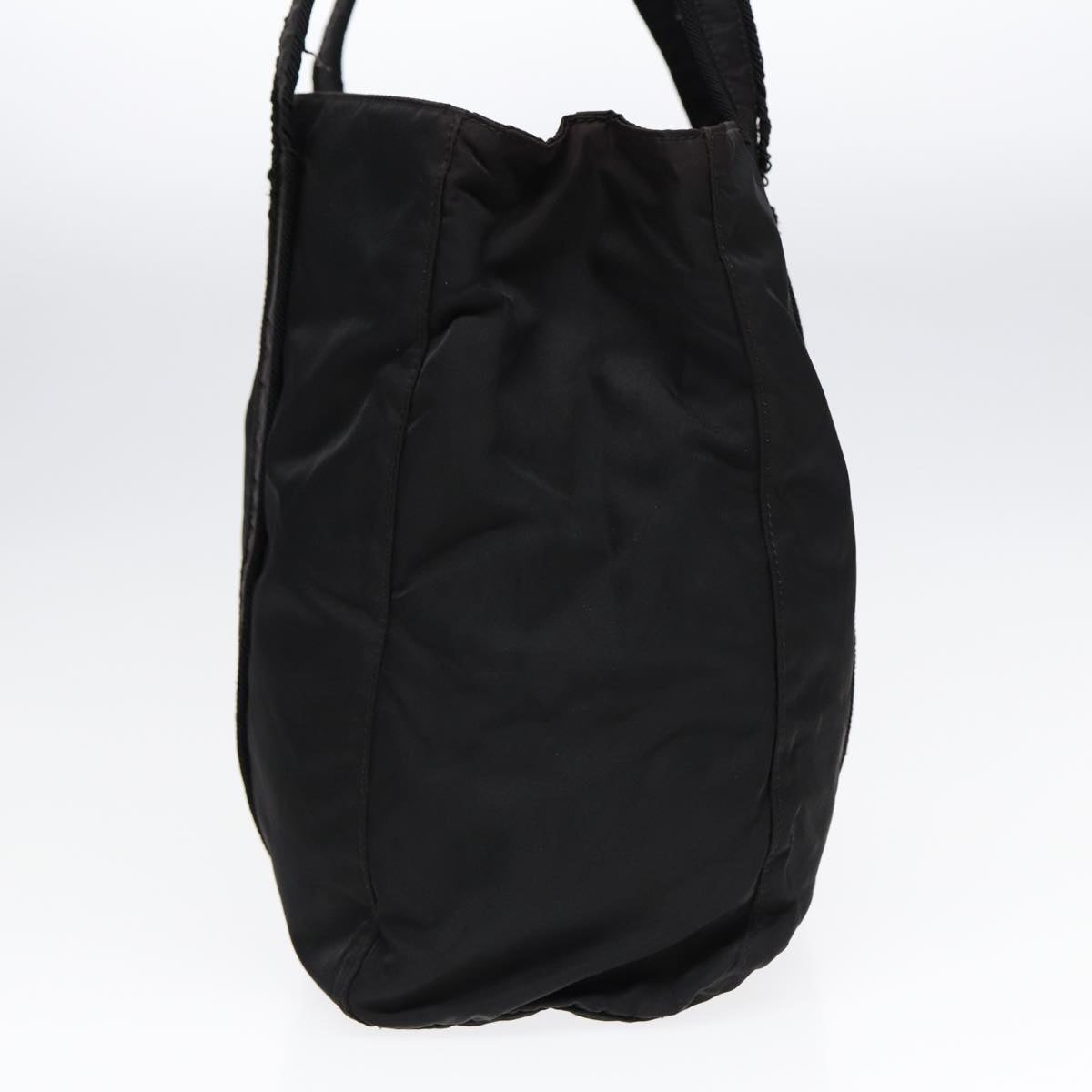 Luxury Prada Tote Bag Nylon Silver Black bs17886