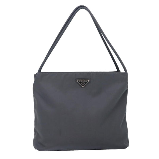 Luxury Prada Tote Bag Nylon Gray Silver bs17910
