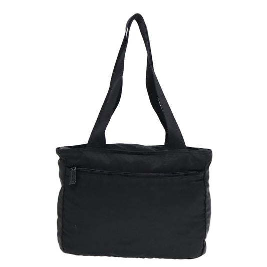 Luxury Prada Tote Bag Nylon Black Silver bs17948