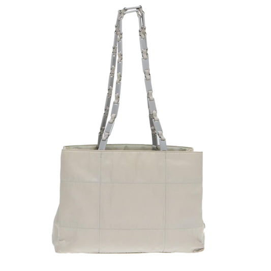 Luxury Prada Shoulder Bag Nylon Gray Silver bs18028