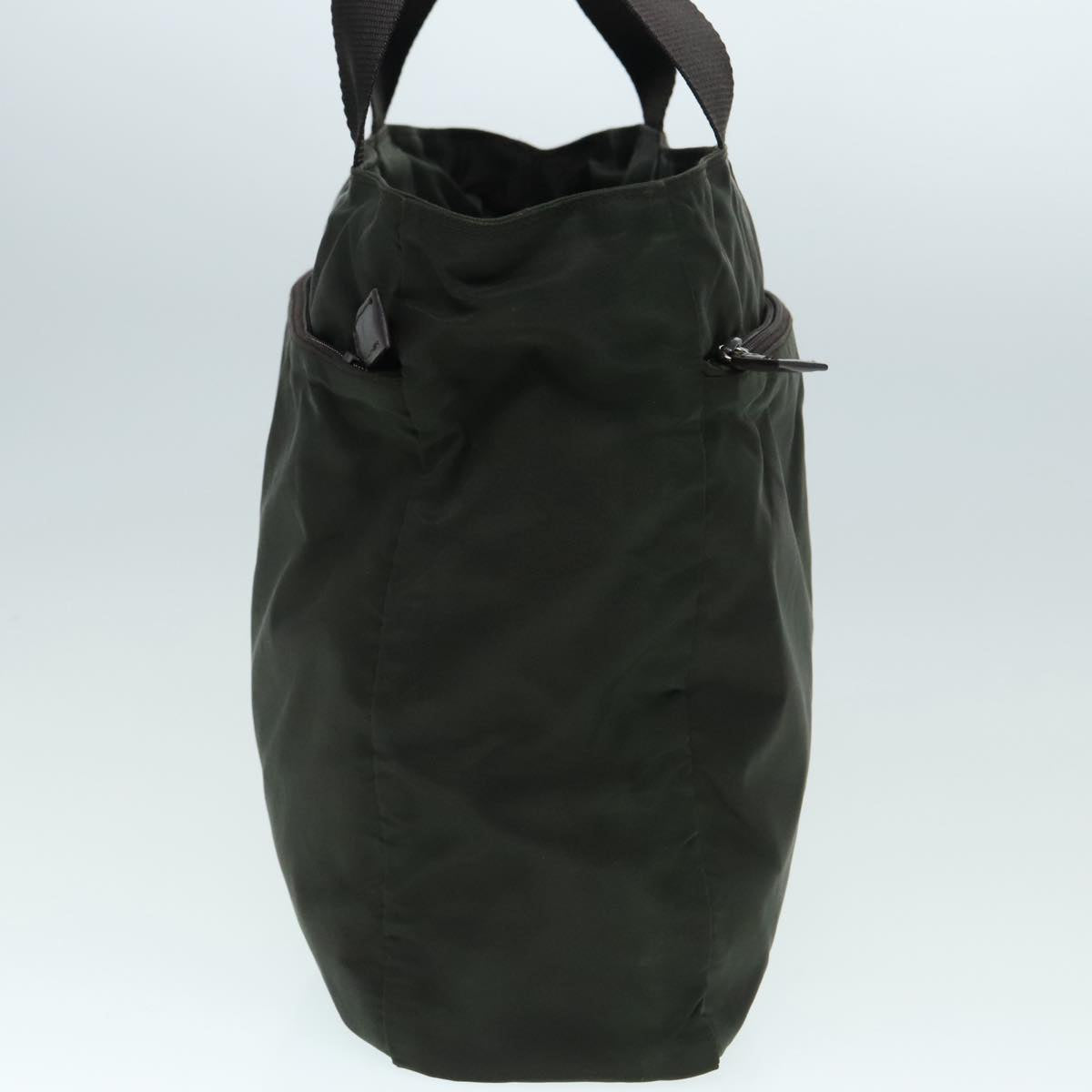 Luxury Prada Tote Bag Nylon Green Silver bs18029