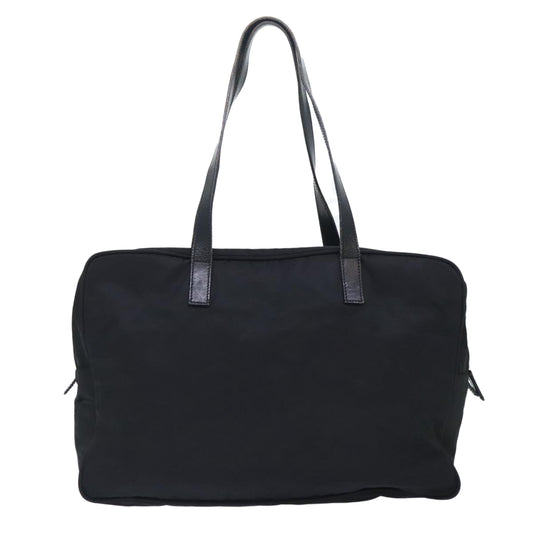Luxury Prada Tote Bag Nylon Black Silver bs18031