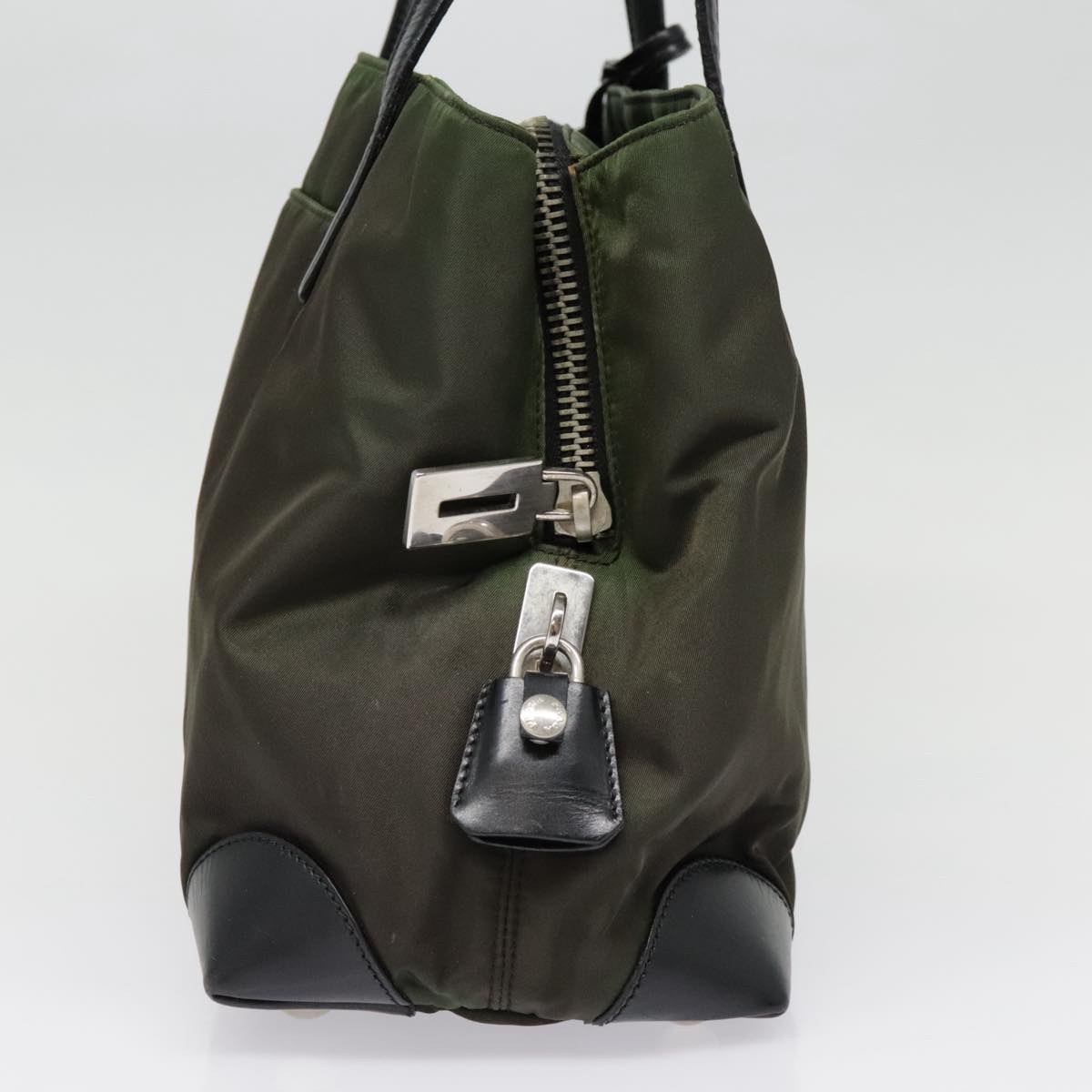 Luxury Prada Tote Bag Nylon Green bs18120