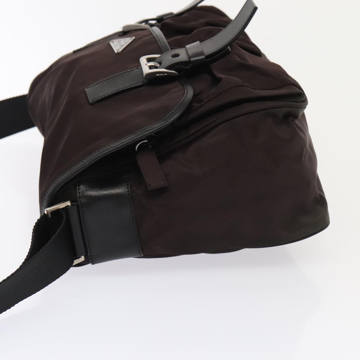 Luxury Prada Shoulder Bag Nylon Brown bs18144