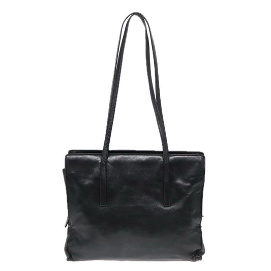 Luxury Prada Shoulder Bag Leather Black bs18201