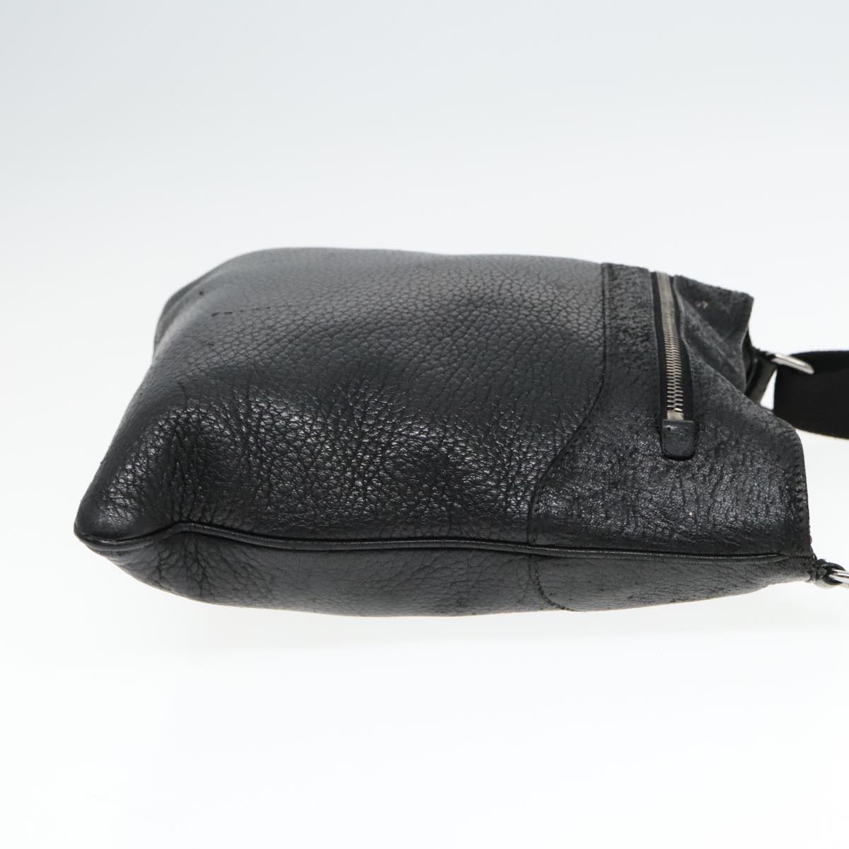 Luxury Prada Shoulder Bag Leather Black bs18290
