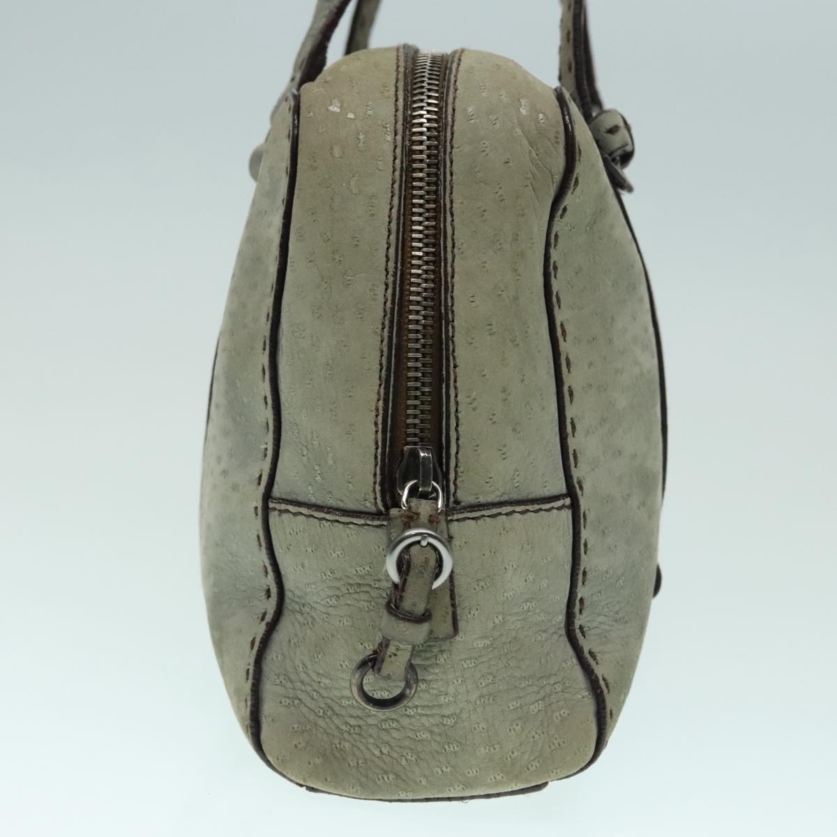 Luxury Prada Hand Bag Suede Gray Silver bs18312