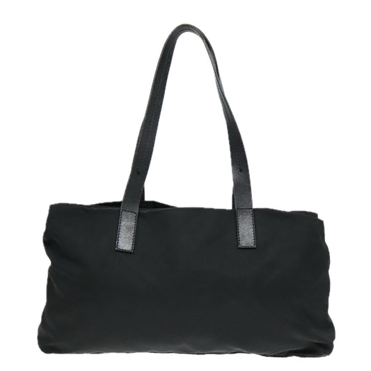 Luxury Prada Hand Bag Nylon Black Silver bs18317