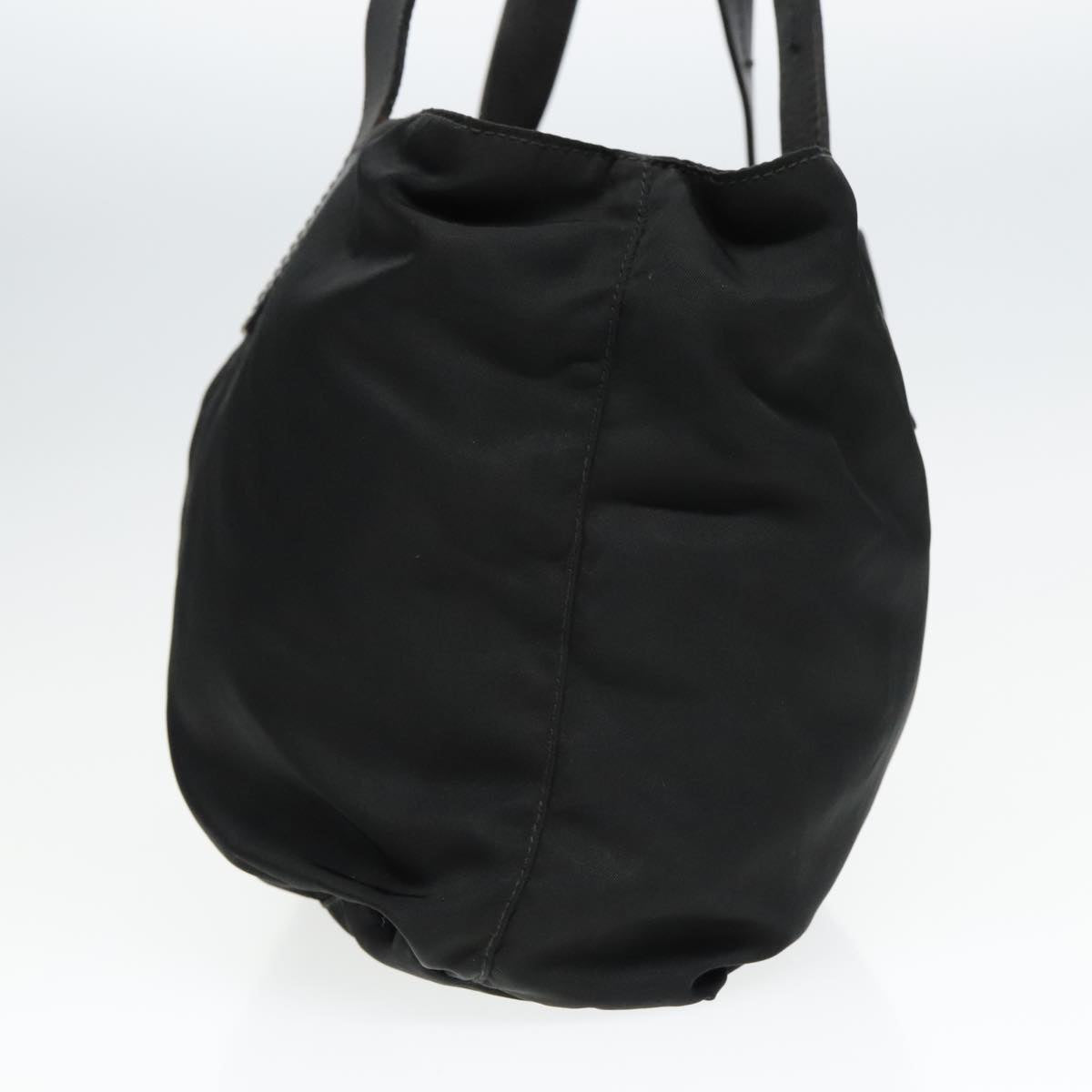 Luxury Prada Hand Bag Nylon Black Silver bs18317