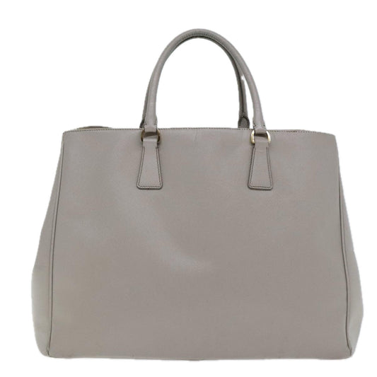 Luxury Prada Galleria Hand Bag Safiano leather Gray Gold bs18424