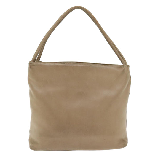 Luxury Prada Shoulder Bag Leather Beige bs18430