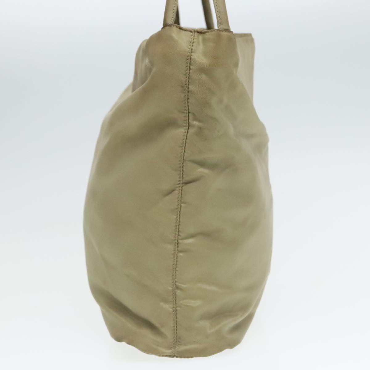 Luxury Prada Tote Bag Nylon Beige Silver bs18439