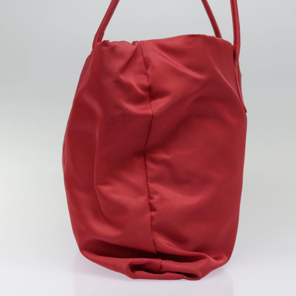 Luxury Prada Tote Bag Nylon Red Silver bs18598