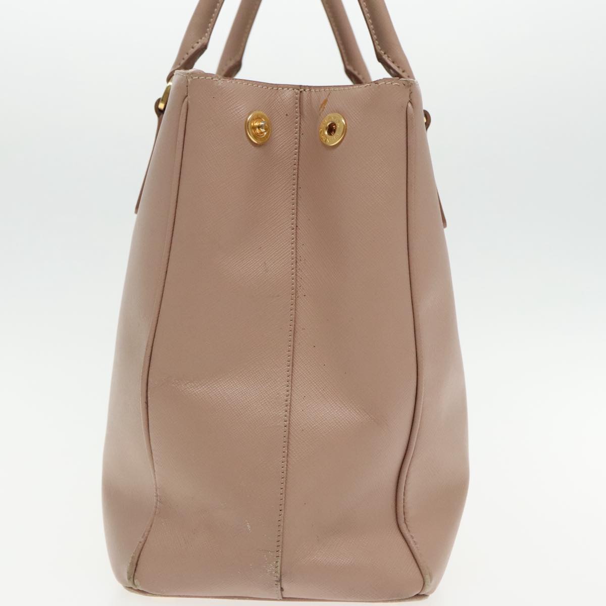 Luxury Prada Galleria Hand Bag Safiano leather Pink Gold bs18675