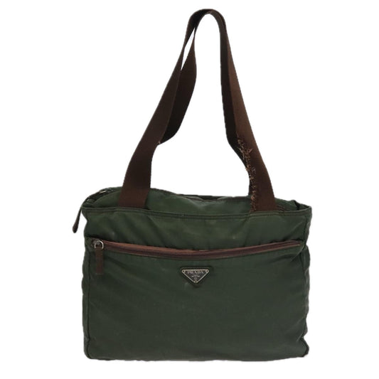 Luxury Prada Shoulder Bag Nylon 3Set Khaki bs18934