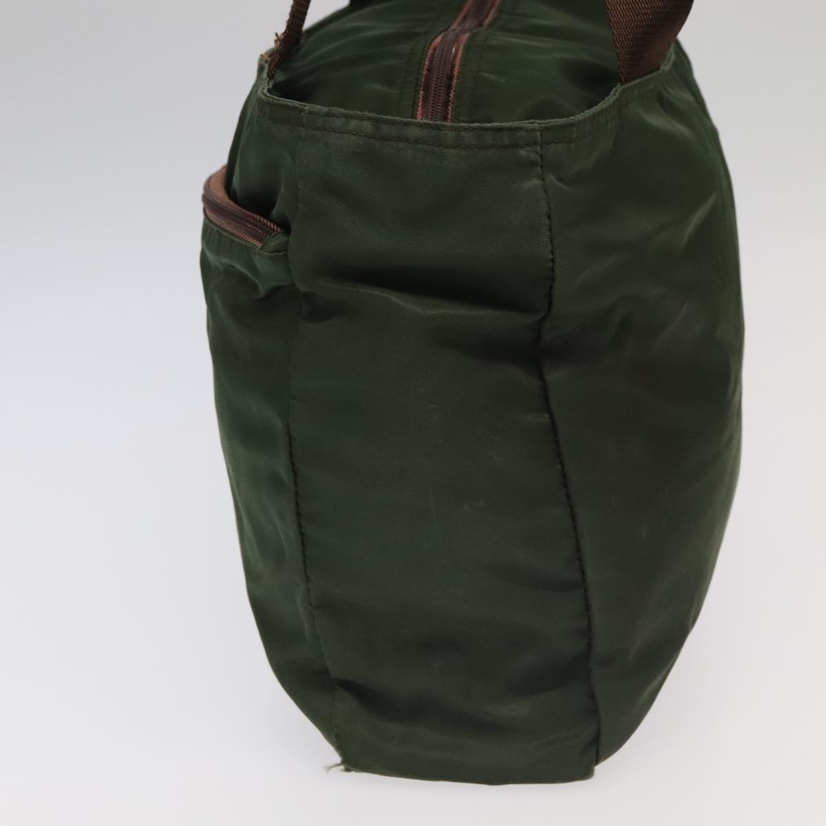 Luxury Prada Shoulder Bag Nylon 3Set Khaki bs18934