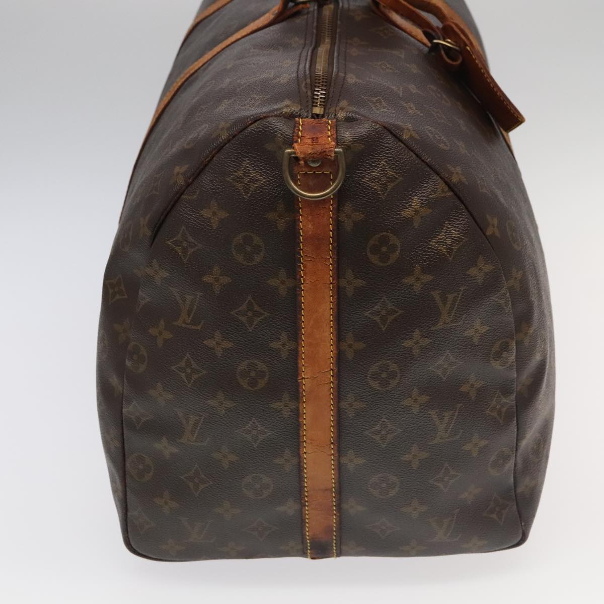 LOUIS VUITTON Monogram Keepall Bandouliere 60 Boston Bag M41412 LV bs18978