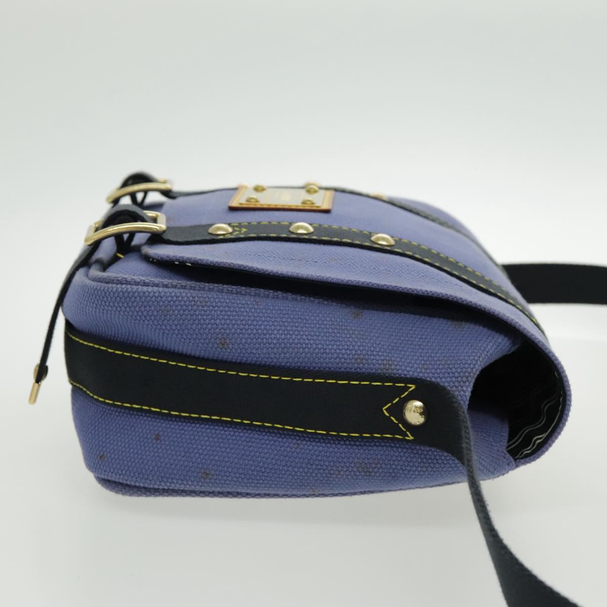 LOUIS VUITTON Antigua Buzzus PM Shoulder Bag Blue M40081 LV bs19172