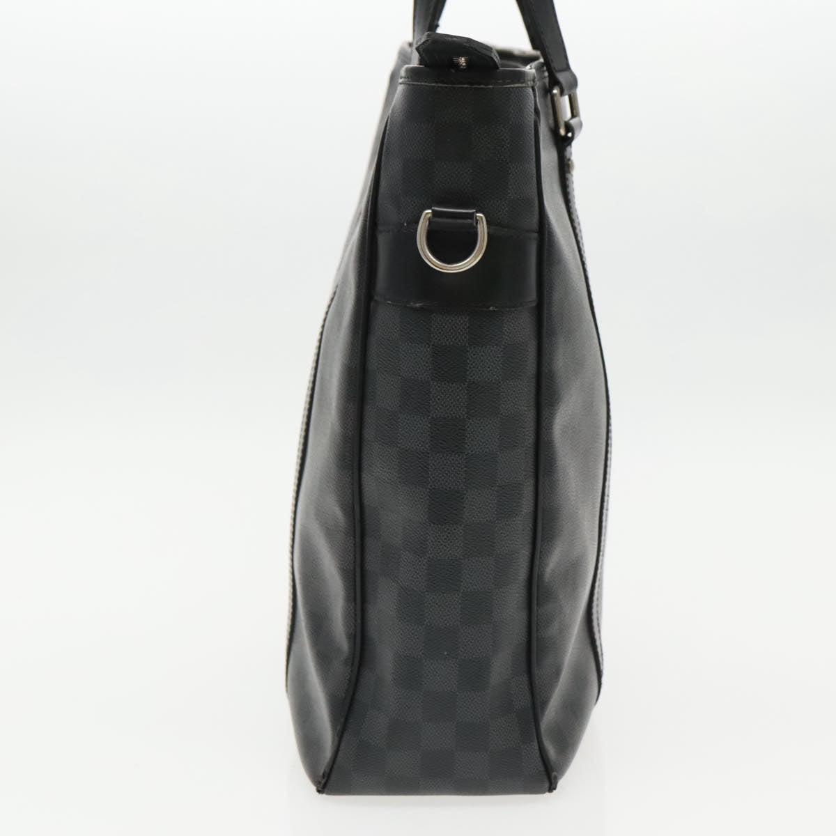 LOUIS VUITTON Damier Graphite Tadao Shoulder Bag 2way N51192 LV bs19238