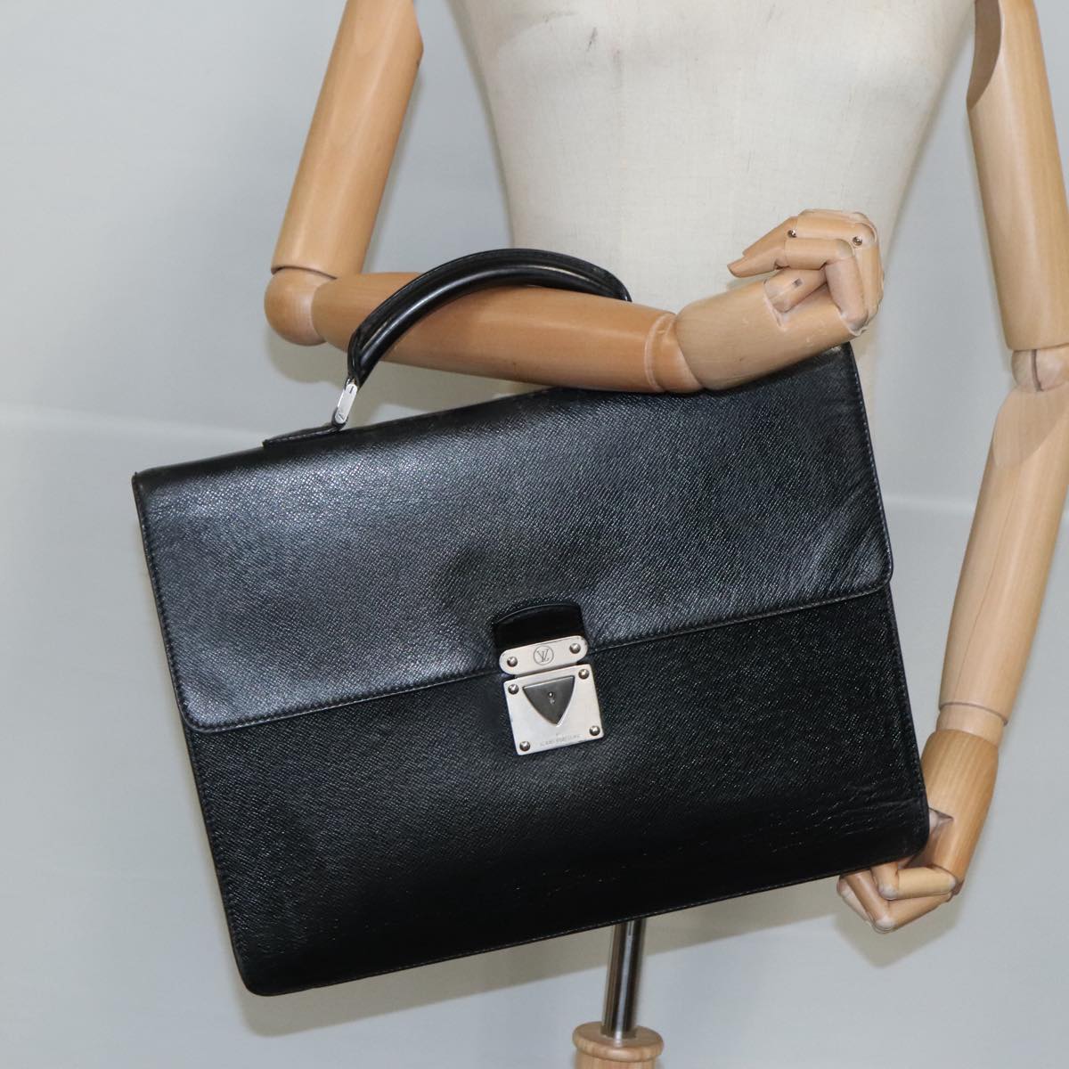LOUIS VUITTON Taiga Laguito Business Bag Ardoise M31092 LV bs19355