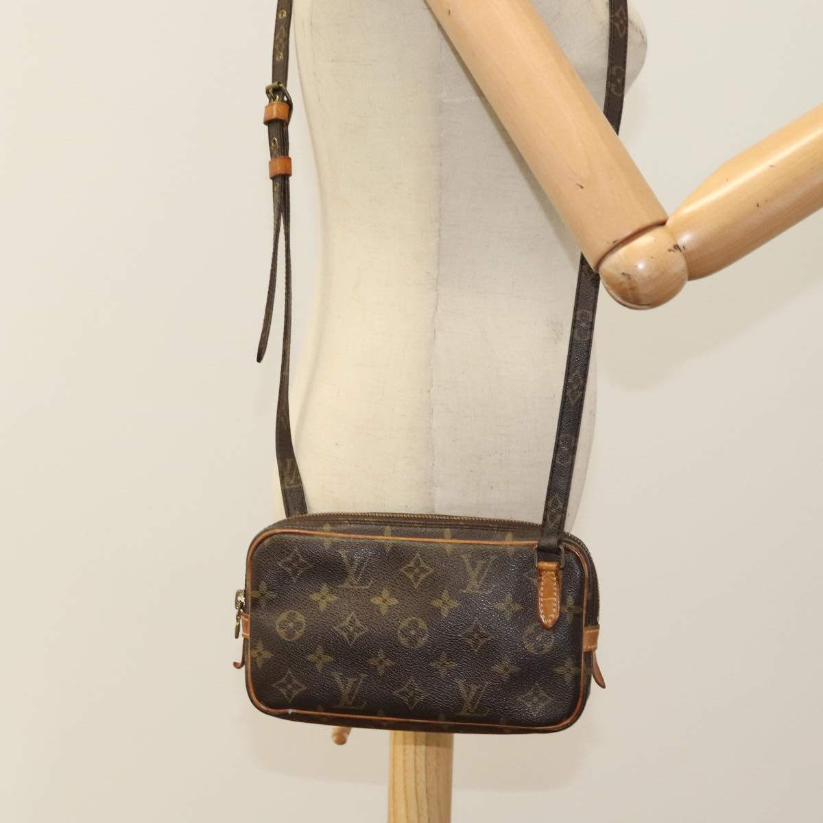 LOUIS VUITTON Monogram Marly Bandouliere Shoulder Bag M51828 LV bs21443