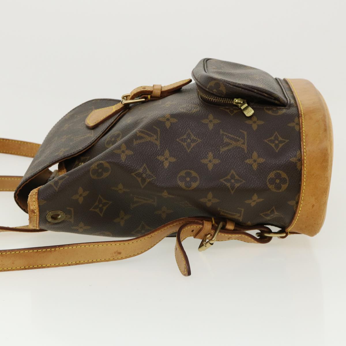 LOUIS VUITTON Monogram Montsouris MM Backpack M51136 LV bs2161