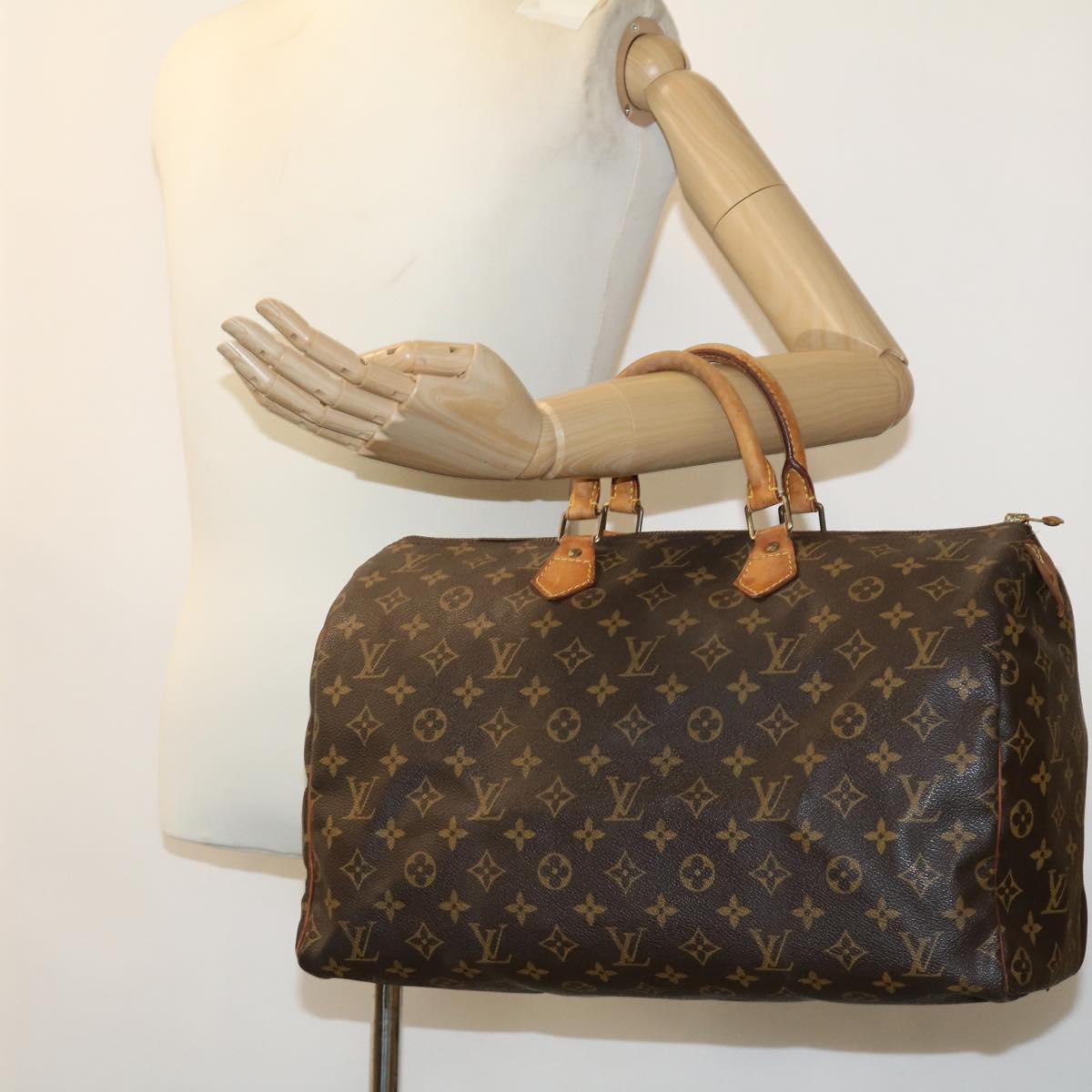 LOUIS VUITTON Monogram Speedy 40 Hand Bag M41522 LV bs2506
