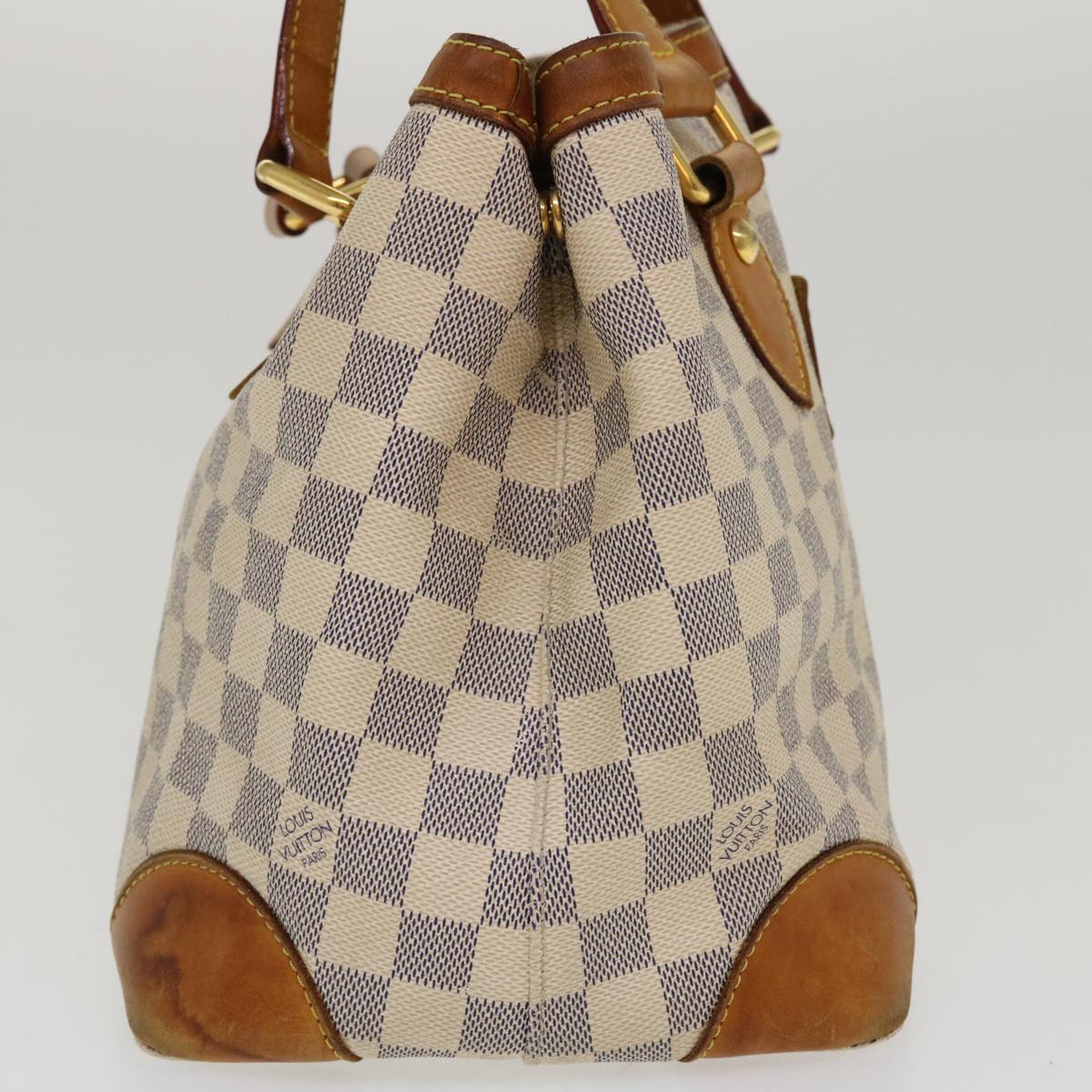 LOUIS VUITTON Damier Azur Hampstead PM Tote Bag N51207 LV bs4078