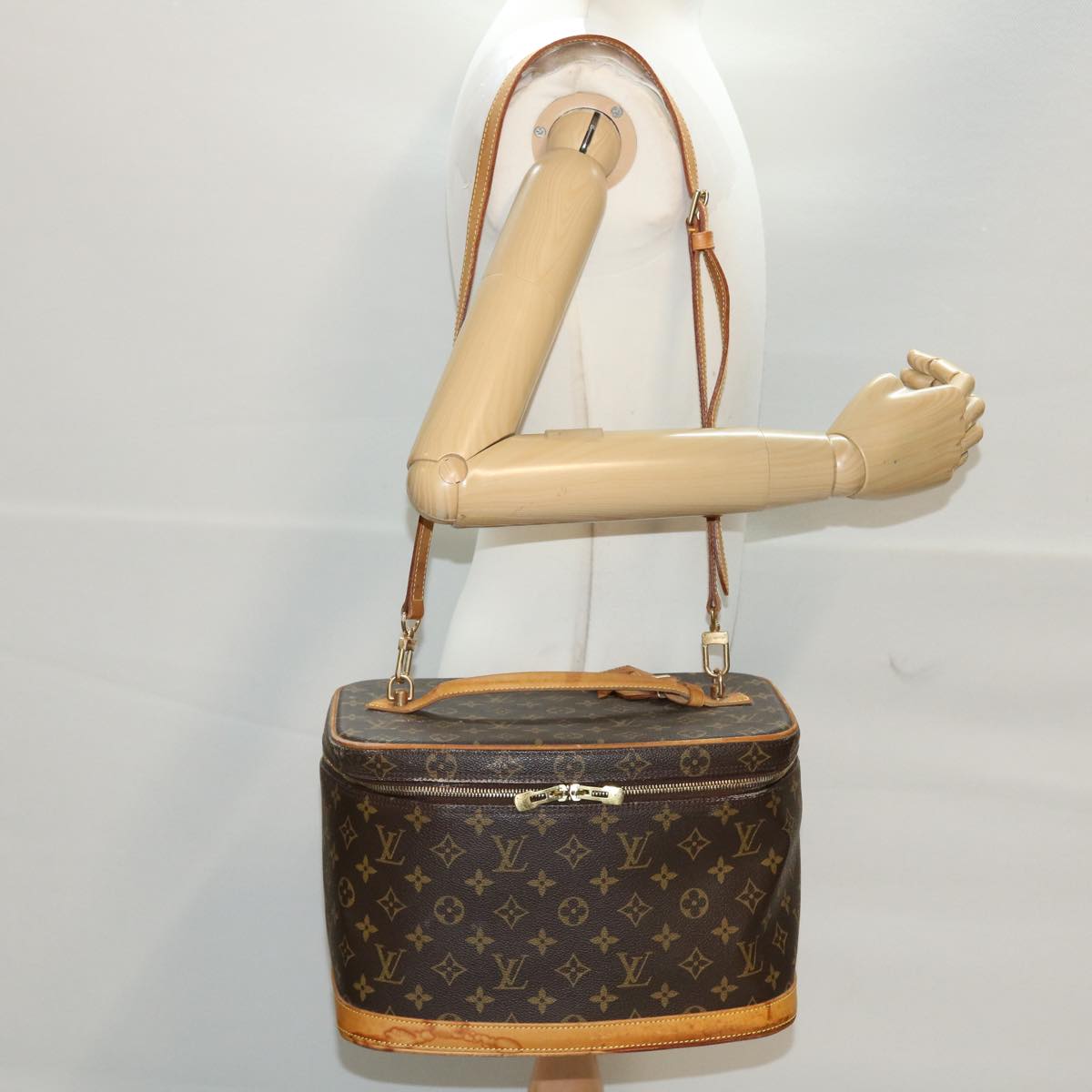 LOUIS VUITTON Monogram Nice Hand Bag 2way M47280 LV bs5841