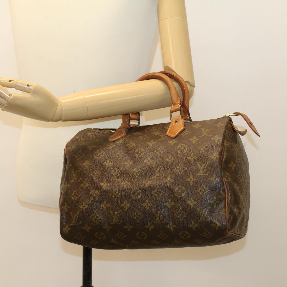 LOUIS VUITTON Monogram Speedy 30 Hand Bag M41526 LV bs6027