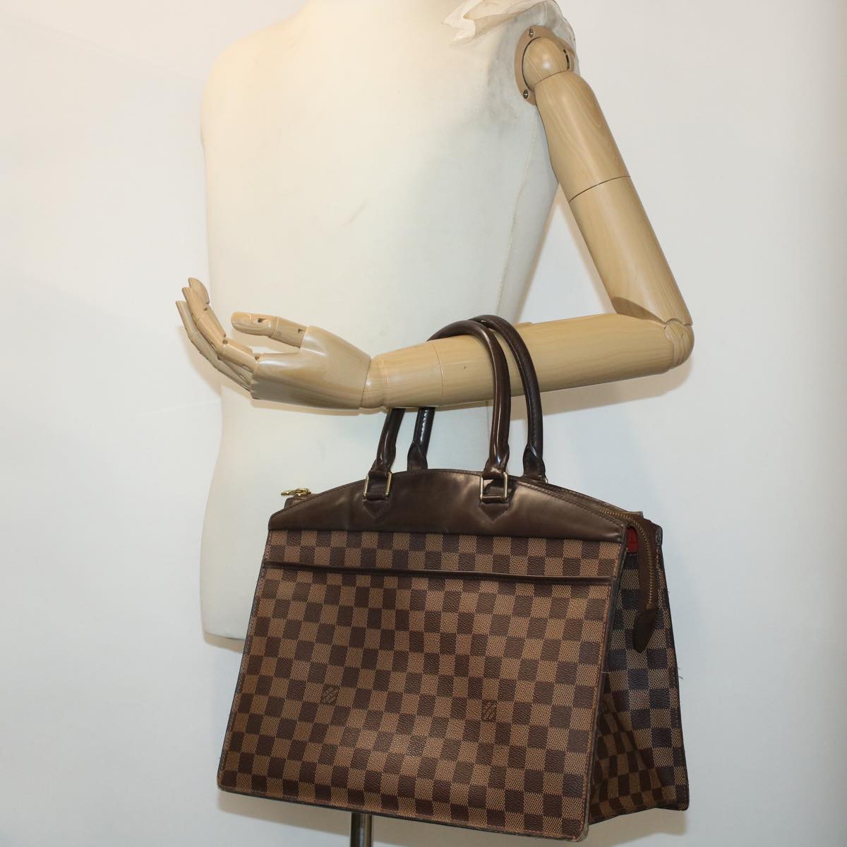 LOUIS VUITTON Damier Ebene Riviera Hand Bag N48022 LV bs6194