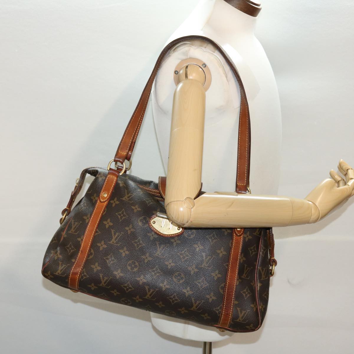 LOUIS VUITTON Monogram Stresa PM Tote Bag N42220 LV bs6352