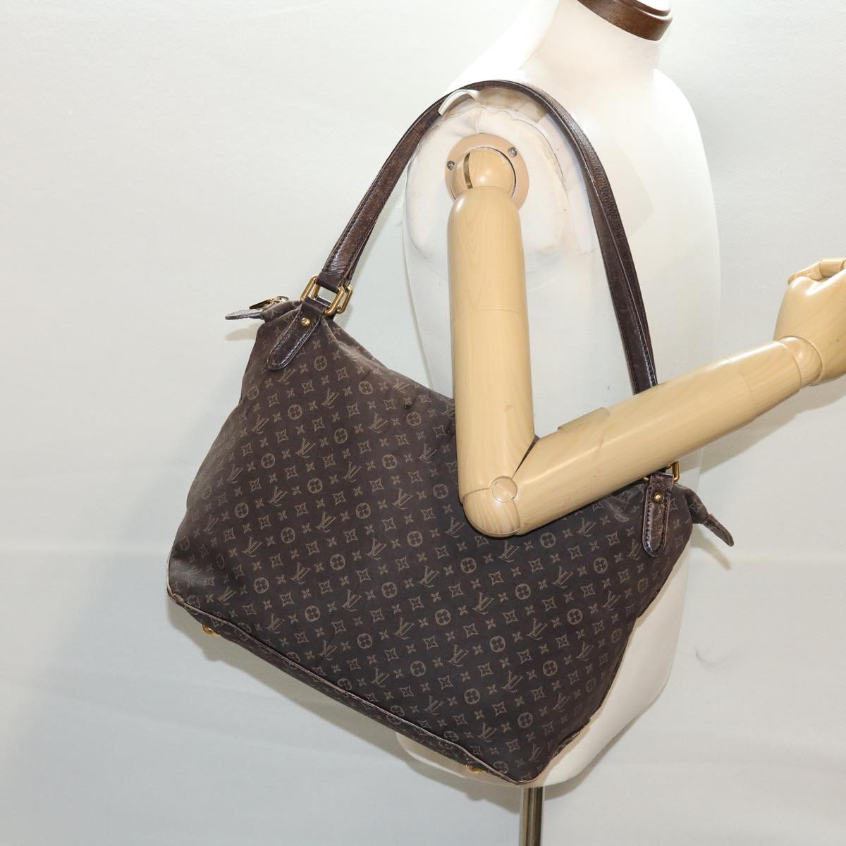 LOUIS VUITTON Monogram Idylle Ballad PM Tote Bag Dark Brown M40573 bs6369