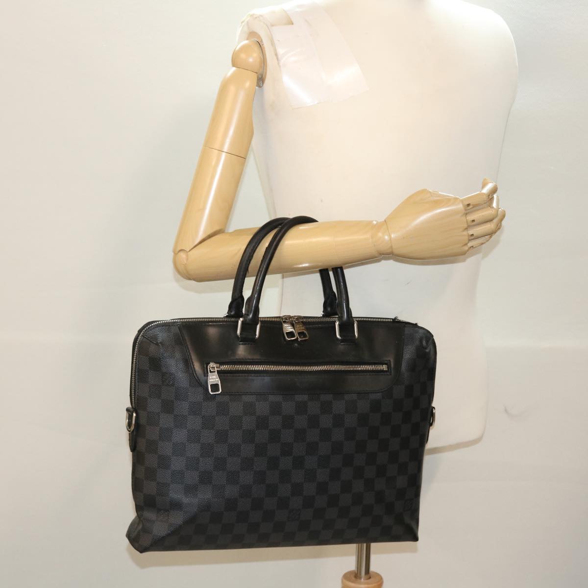 LOUIS VUITTON Damier Graphite Porte Documents Jules Briefcase N48224 LV bs6374