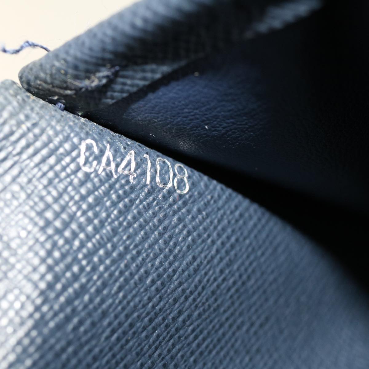 LOUIS VUITTON Epi Long Wallet 2Set Black Navy LV bs6412