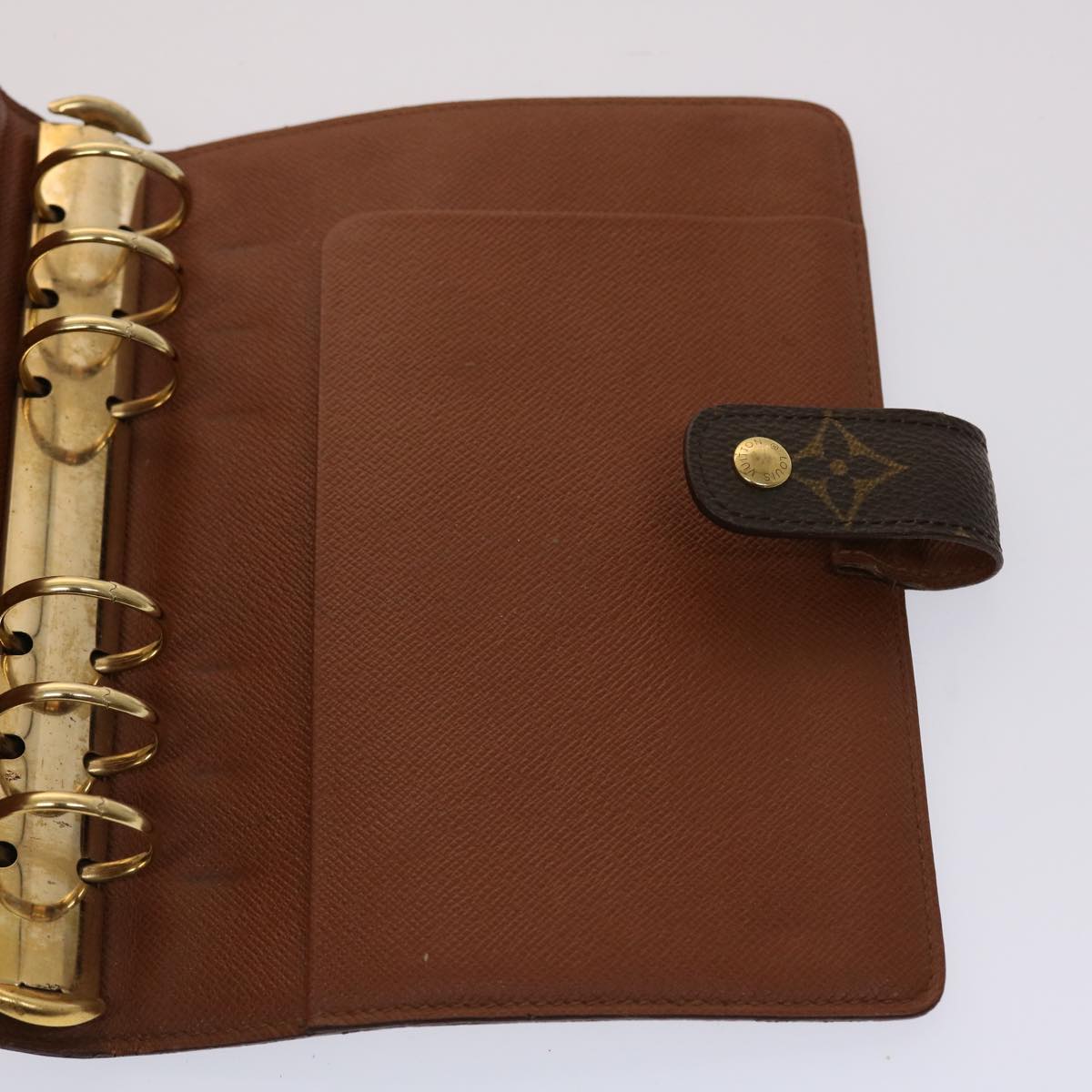 LOUIS VUITTON Monogram Agenda MM Day Planner Cover R20105 LV bs6441
