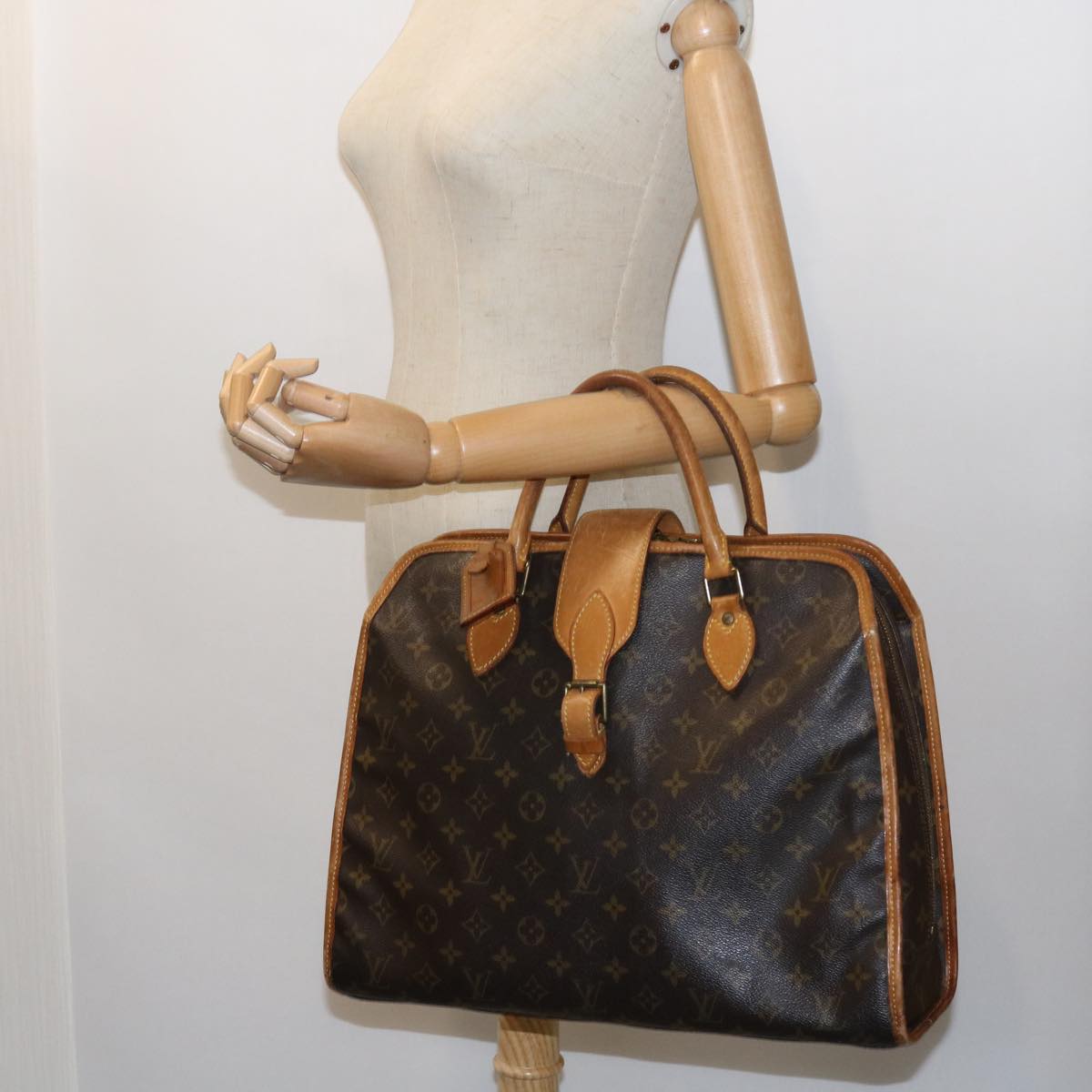 LOUIS VUITTON Monogram Rivoli Hand Bag M53380 LV bs8296