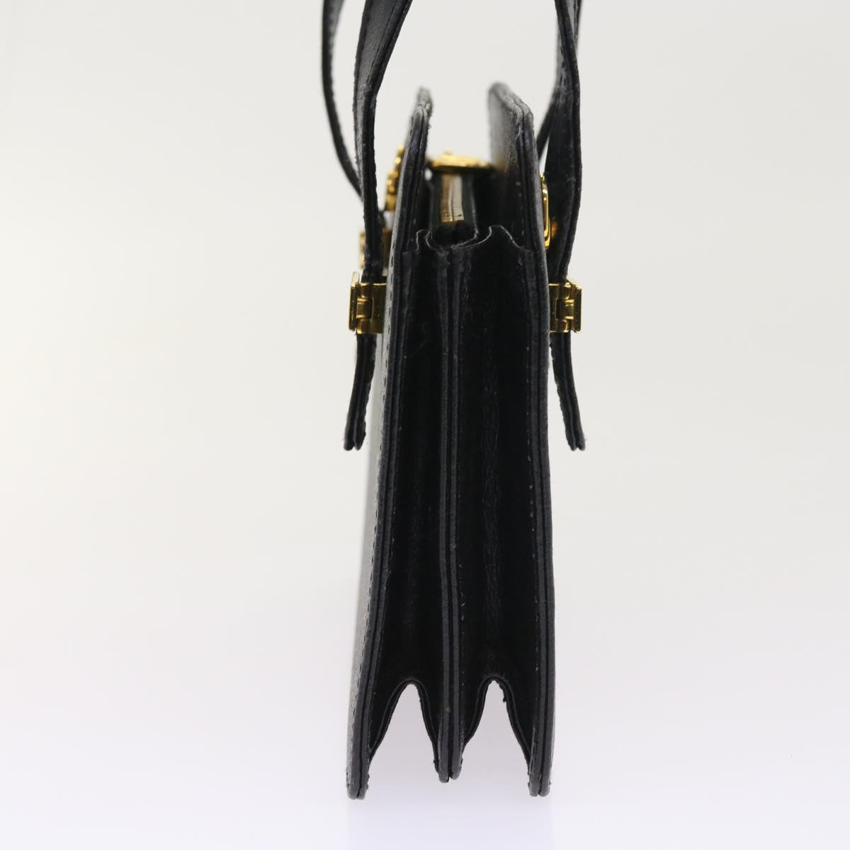 Luxury FendiShoulder Bag Leather Blackbs8613