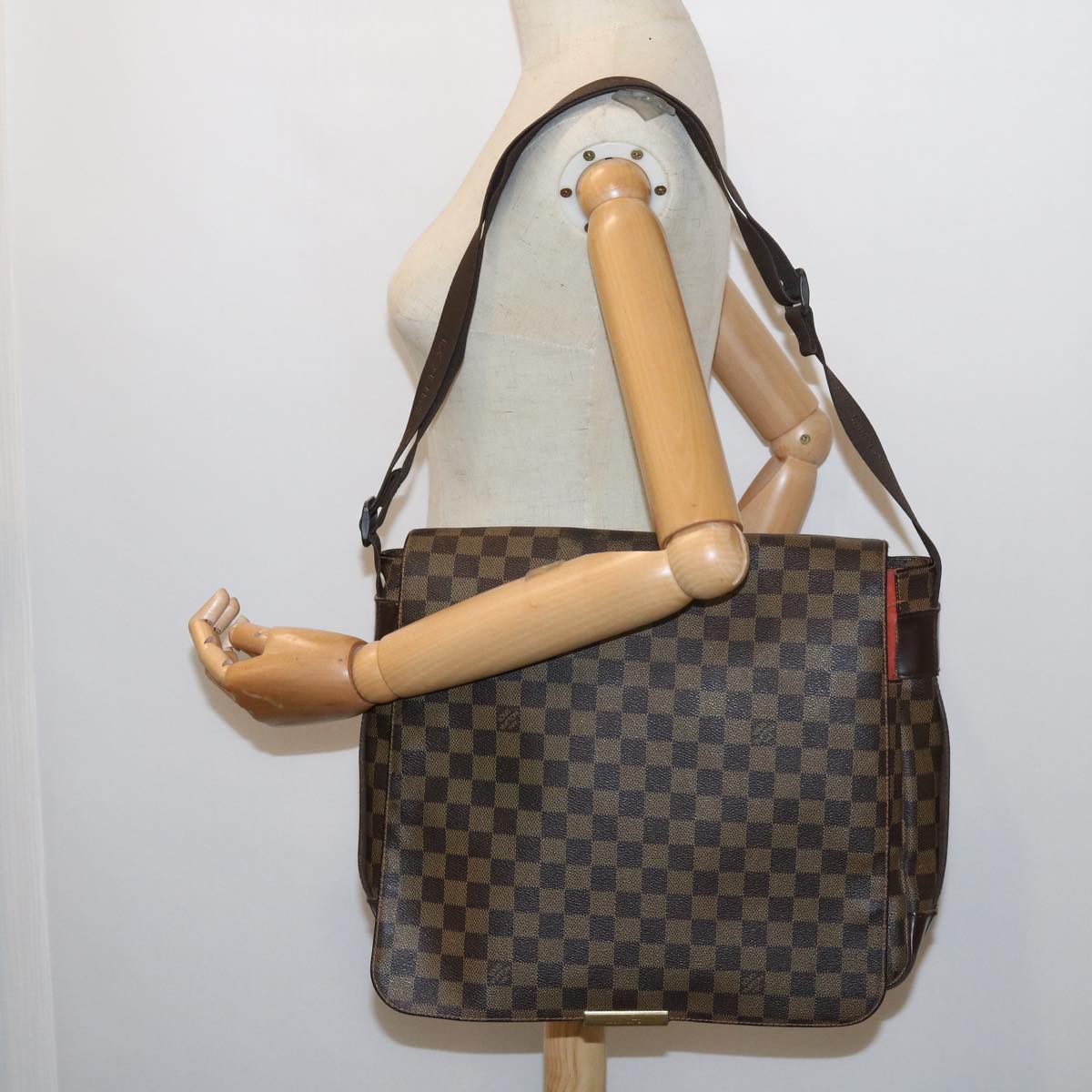 LOUIS VUITTON Damier Ebene Pastille Shoulder Bag N45258 LV bs9035