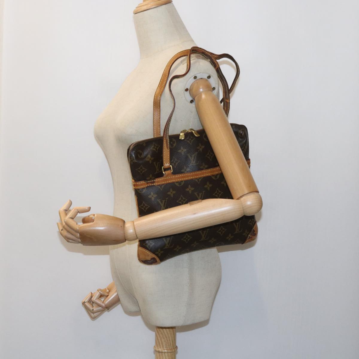 LOUIS VUITTON Monogram Coussin GM Shoulder Bag M51141 LV bs9687