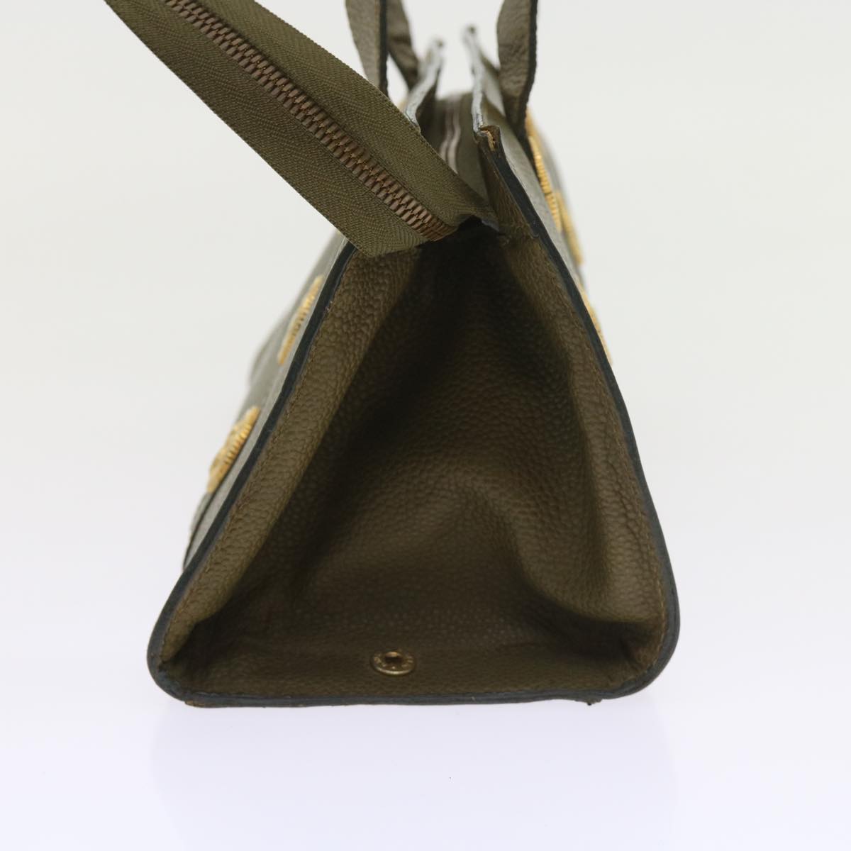 Luxury FendiShoulder Bag Leather Khakibs9818