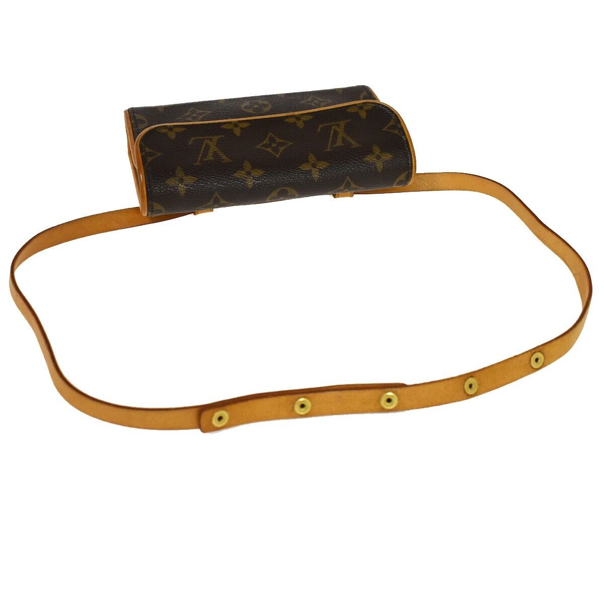 Louis Vuitton Pochette Florentine Canvas Clutch Bag ()