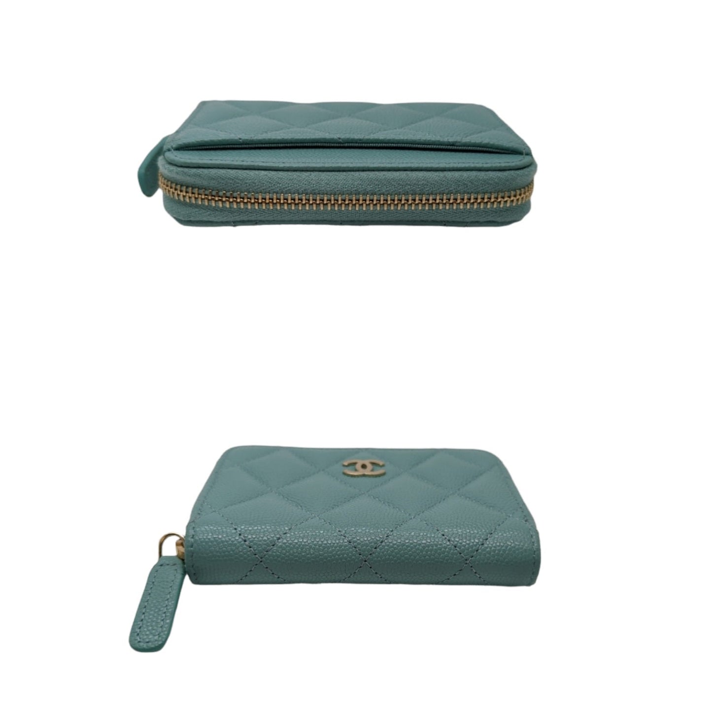 Luxury Chanel Coin Purse Interlocking CC Logo Wallet