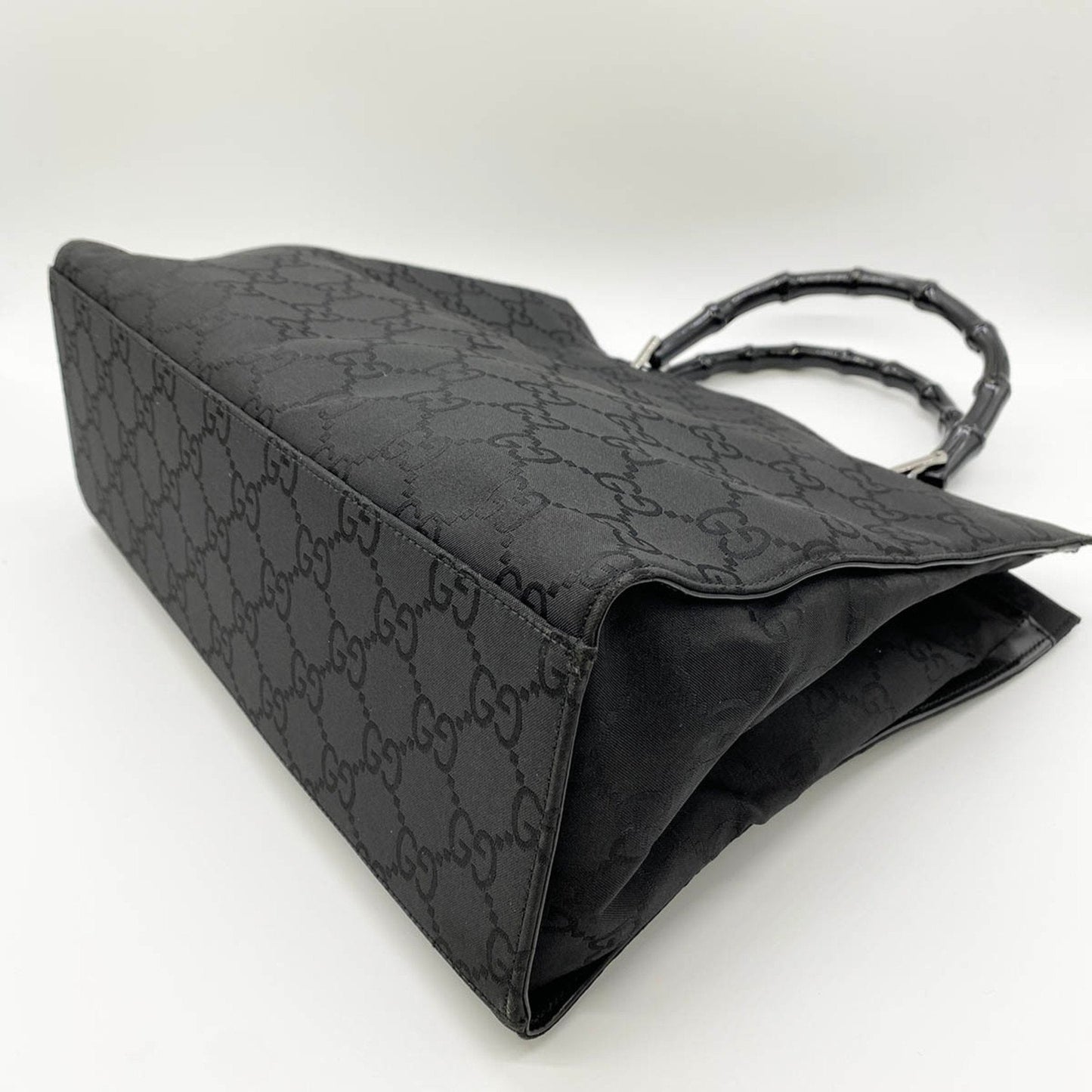 Luxury Gucci Trending 2025 Bamboo Synthetic Tote Bag ()