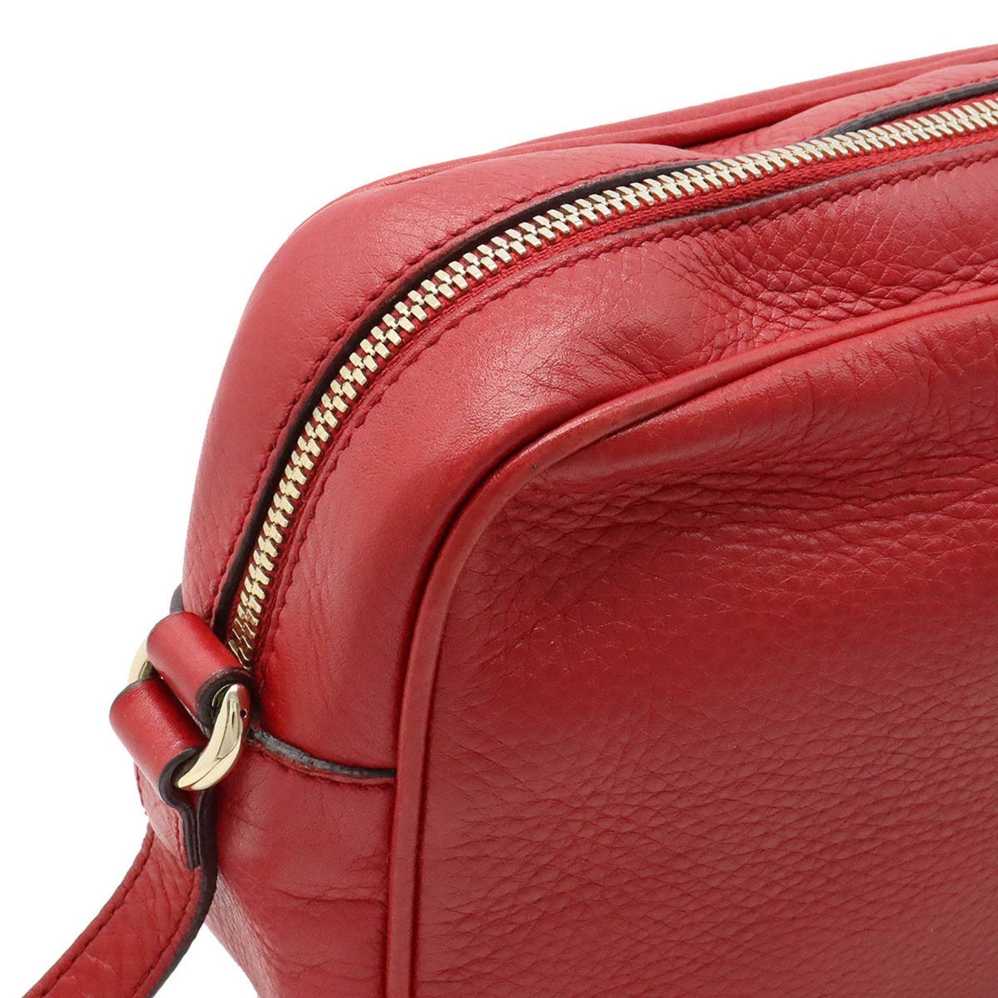 Luxury Gucci Trending 2025 Soho Leather Shoulder Bag ()
